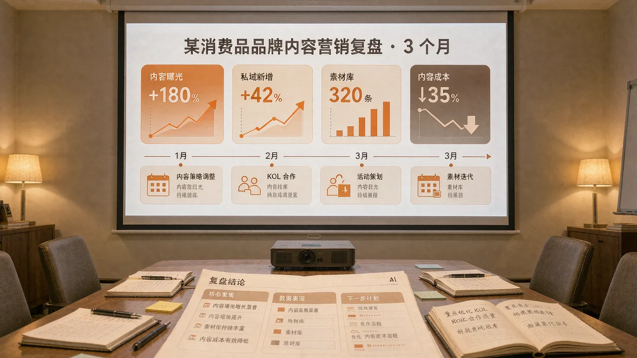 某消费品品牌内容营销实践复盘配图