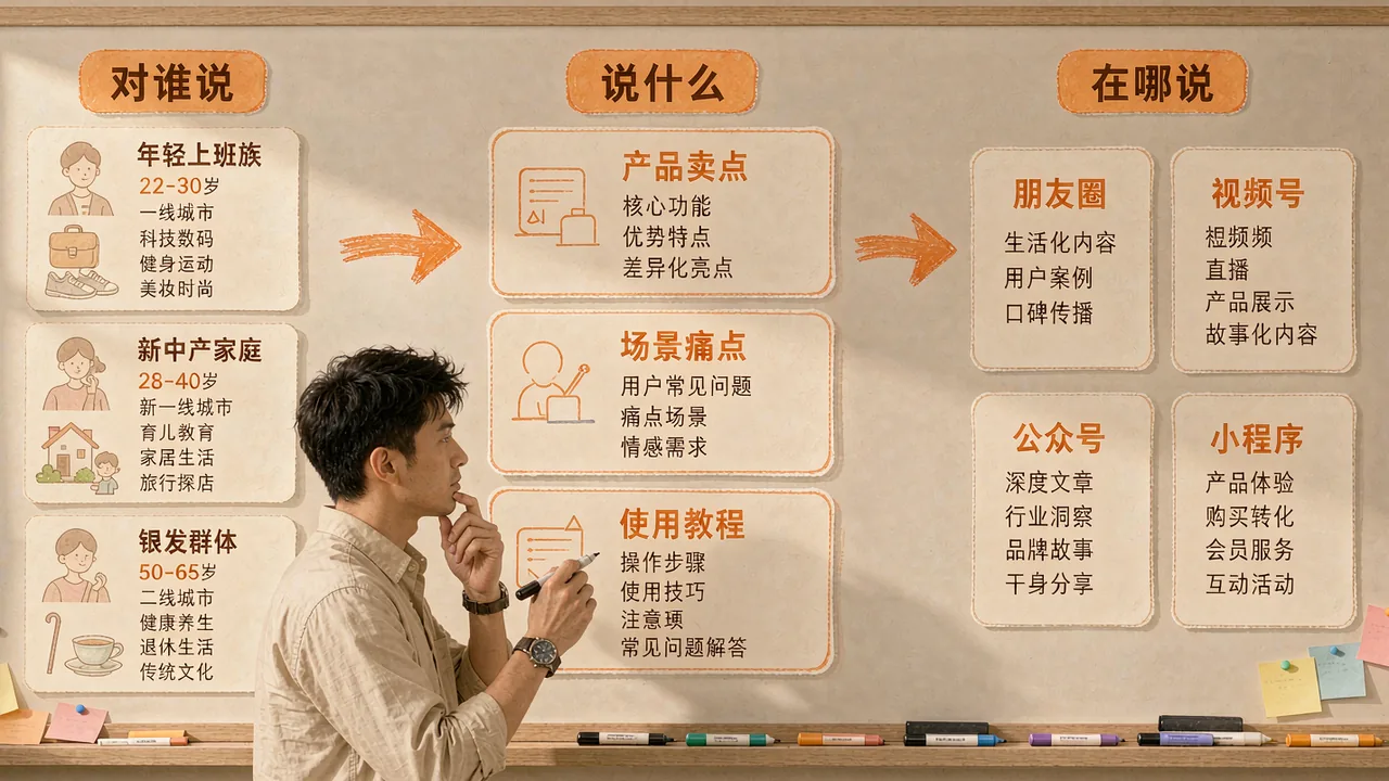 品牌内容策划与种草方向规划配图