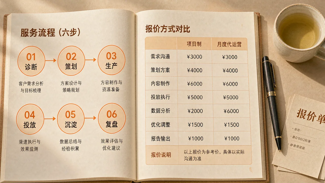 服务流程与报价说明 配图